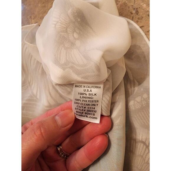 Trina Turk 100%silk halter style floral dress size 2 - Picture 8 of 13